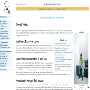Biography Creation Package EverybodyWiki